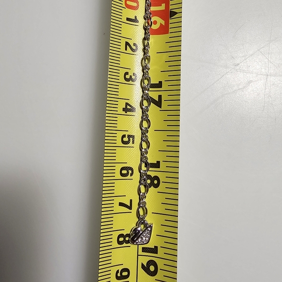 🇦🇹 Swarovski Pink Crystal & Rhodium Plated Necklace - Picture 14 of 16